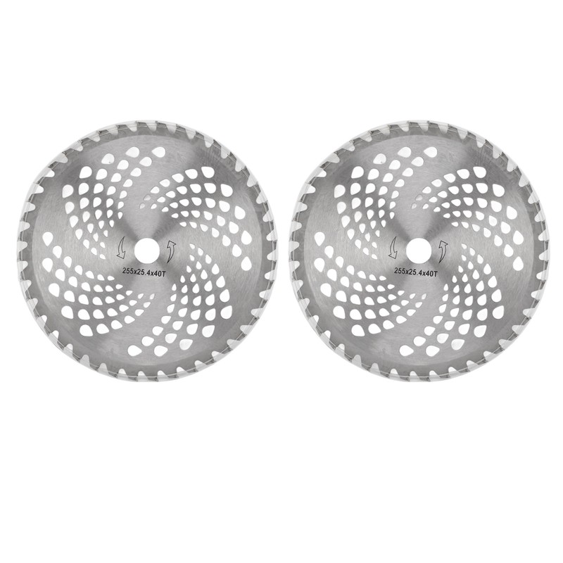 2PCS Lawn Trimmer Blade Head Alloy Steel 10in Accurate Cutting