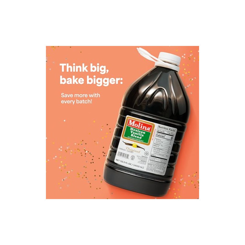 Molina Vanilla Blend 135.3oz (4l /1 gal)