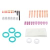 56Pcs TIG Welding Torch Accessories Kit Ceramic Nozzle Glass Cup