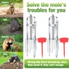Qualirey 2 Pack Mole Trap Gopher Ground Squirrel Trap Galvanized