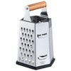 TELANKS 6-Sided Grater, Square Grater, Stainless Steel (20 x 12