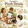 MorisMos 4 Pcs Bulk Stuffed Animals, 8" Woodland Plush