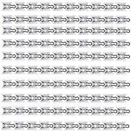 cciyu 51321938884 100 Pack Car Retainer Clips Fastener Rivet White Nylon Car Bumper Retainer-Pushtype Car Clips for GM,For Toyota,For Honda,For Ford