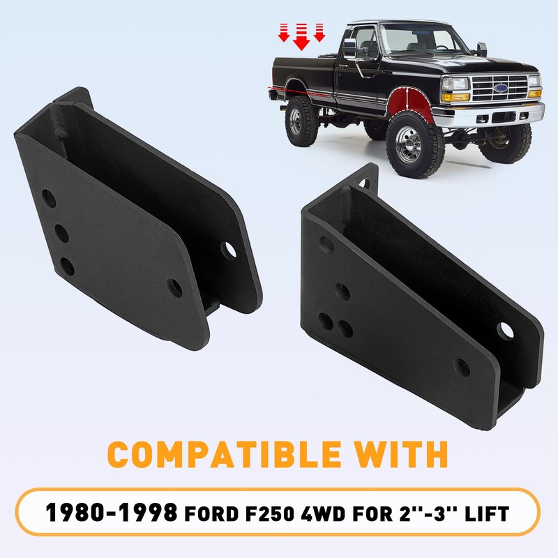 ECOTRIC Front Axle Pivot Drop Bracket Down Kit Compatible with
