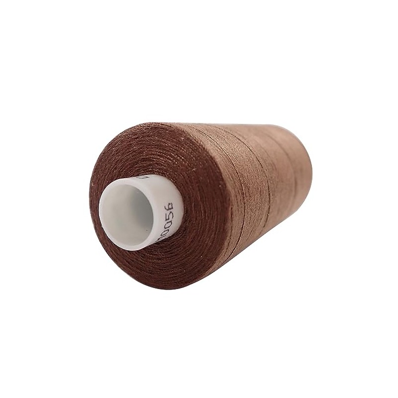 Moon Thread Brown Spun Polyester Sewing Thread - 1000M
