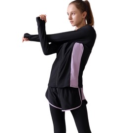 Women’s Tankini, Dermatologist Supervised, Swimwear, Body Cover, Fitness, Rash Guard, 5-Piece Set, UPF50+, 100% UV Protection, pink/black