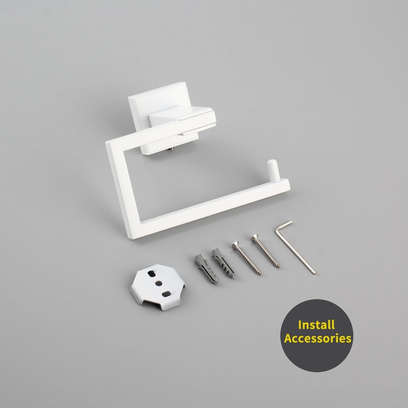 GERZWY Bathroom Toilet Paper Holder Stainless Steel Paper Towel Dispenser