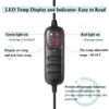 PYPABL Mini Submersible Aquarium Heater, 25W 50W 100W Small Heater