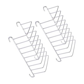 OSALADI Pack of 2 Toast Racks, Air Fryer, Bread Stand, Airfryer Accessories, Electric Cable Holder, Stove Grill, 2 Tier Tray, Air Fryer, Grill Grate, Barbecue Accessories, Cooking Tool