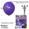 Allgala 100ct 12" Helium Grade Premium Latex Balloons-Purple-BL52008
