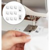 10 Pairs Hidden Sew Magnetic Snap,PVC Hidden Purse Closure Buckle,