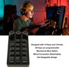 Mini Custom Keypad 14 Keys 3 Knobs Programmable Blue Switch