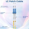 SpeedyCables- 2M-6Pack OS2 LC to LC Fiber Patch Cable, 1G/10Gb