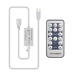 HRGXYUN Dimmer for LED Rope Light,Wireless Dimmer Remote and Controller with Memory Function, Ideal for Indoor Home, Cabinet, DIY
