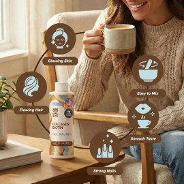 Owl  Ox Crema Para Café Con Colágeno Y Biotina  Collagen Creamer with Biotin, Caramel Sea Salt, 30 Servings                                           
