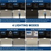 EMANER Motion Sensor Outdoor Lights, Dusk to Dawn Porch Flood
