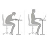 2Pcs Metal Folding Laptop Stand Portable Mini Support Base Raised