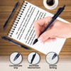 CLARO Trion Grip RT Retractable Ballpoint Pens, BLACK, Fine Point