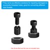 PATIKIL Grade 8.8 Carbon Steel Threaded Repair Insert Nut, 5pcs