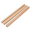 uxcell 1 Set Wooden Drawer Slides, Classic Wood Center Guide