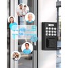 Keypad Deadbolt, Smart Fingerprint Deadbolt Locks for Front Door, Keyless