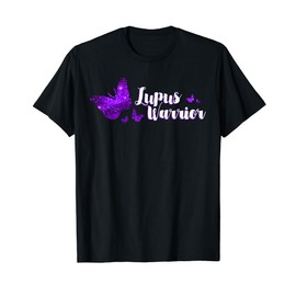 Lupus Warrior Purple Ribbon Autoantibodies Immune System T-Shirt