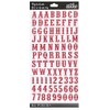 92 Hot Pink Glitter Alphabet Stickers