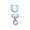 rewagi 100 T-gliders, curtain hooks and 8 locks for T-rails,