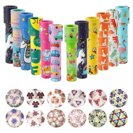 HENGBIRD Pack of 12 Kaleidoscope Children, Classic Kaleidoscopes, Vintage Retro Kaleidoscope Educational Toys for Boys and Girls, Children's Birthday, New Year, Christmas (Random Colours)