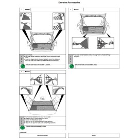 Hyundai OEM 2026 Hyundai Palisade CARGO NET HOLDER ORGANIZER (P9F17AU000)