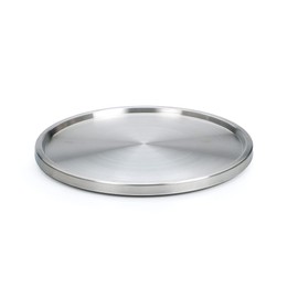 RSVP International Endurance TURN-1 Turntable Lazy Susan, Stainless Steel, 10.5" | Handy in Cabinet, Refrigerator or on Counters | Organize Spices, Canned Foods, Pots, Pans, Dinnerware, 10.5 Inch