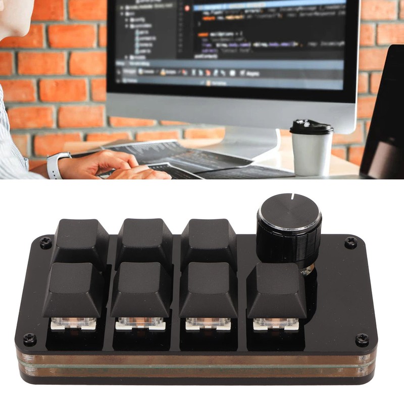 Macro Programming Keyboard Hotswap One Handed Blue Switch Mini 7