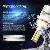 SHENKENUO 8000K Blue LED Headlight Fog Light Bulbs Combo For