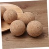 CIYODO 6pcs Solid Wood Foosball Balls Replacement for Standard Tabletop
