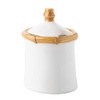 Juliska Bamboo Sugar Bowl - Coffee Sugar Bowl with Lid