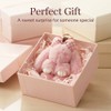 Fluffy Bunny Keychain for Holiday Gifting – Cute Bow Rabbit