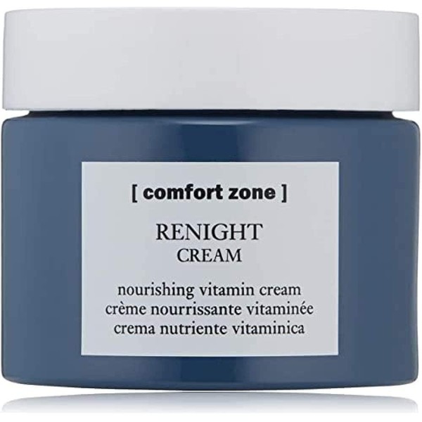 [ Comfort Zone ] Renight Nourishing Vitamin Cream, Night Treatment To Nourish And Hydrate, Ideal For All Skin Types, 2.02 fl. oz.