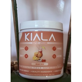 Kiala Nutrition Super Greens – Organic Greens Powder | Miami Vice Flavor | 30 Se