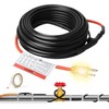 TOPDURE Intelligent Pipe Heat Cable for Pipe Freeze Protection, Self-Regulating