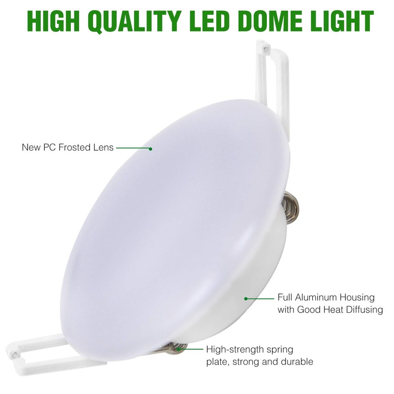 Homdec 4.5inch RV LED Recessed Down Light, 12V LED RV