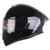 Hoken Helmets - Flip up Double Visor with Black Visor,