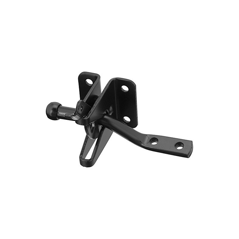 National Hardware N184-861 BPB21 Automatic Gate Latch in Black