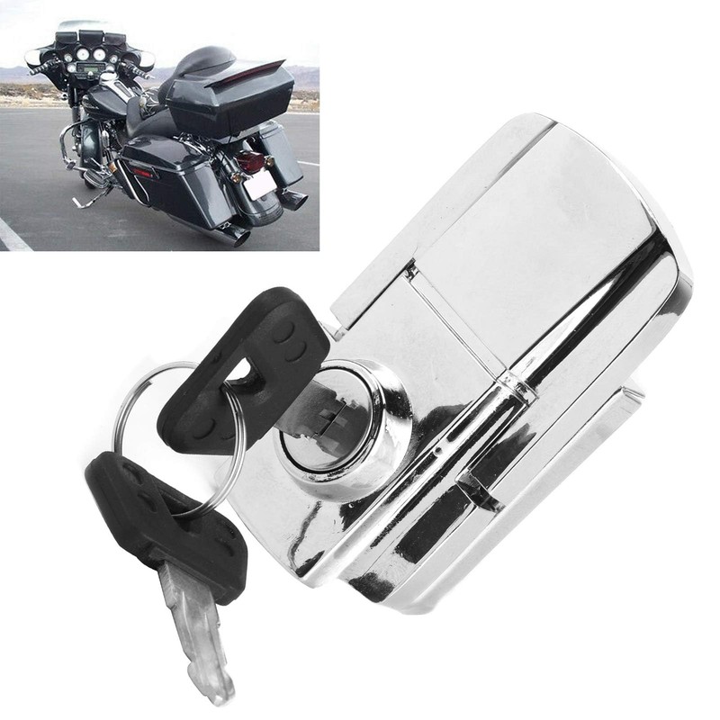 Motorcycle Boot Lock, Motorcycle Saddle Bags Boot Lock Key Kit