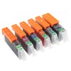 Printer Ink Cartridge Set No Fading Accurate Ink Cartridge Replacement