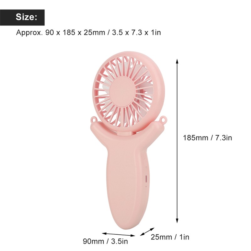 Lanyard USB Fan Handheld Charging Small Mini Portable Office Desk