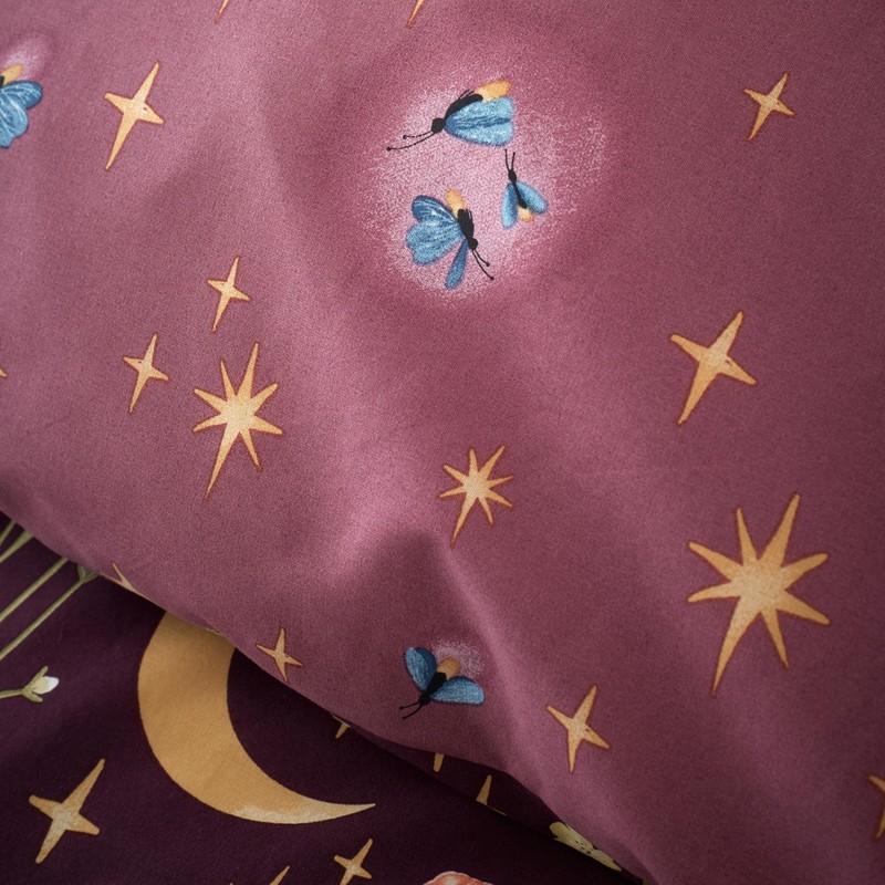 Catherine Lansfield Enchanted Twilight Reversible Single Duvet Cover Set with