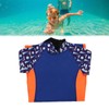 Children Diving Suit 2.5mm Neoprene Rubber Nylon Long Sleeve Blue