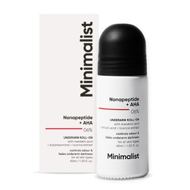 Minimalist Nonapeptide + AHA BHA 06% Underarm Roll On | Controls Odour & Fades Darkness | 40 ml