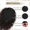 Fulang Hair Pferdeschwanz-Extensions, Echthaar, Afro, Pferdeschwanz, Extensions, für Frauen, Pferdeschwanz,