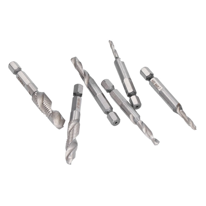 Drill Tap Bit Set Hex Shank Metric Combo HSS Ti